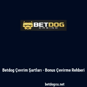 Betdog &Ccedil;evrim Şartları - Bonus &Ccedil;evirme Rehberi